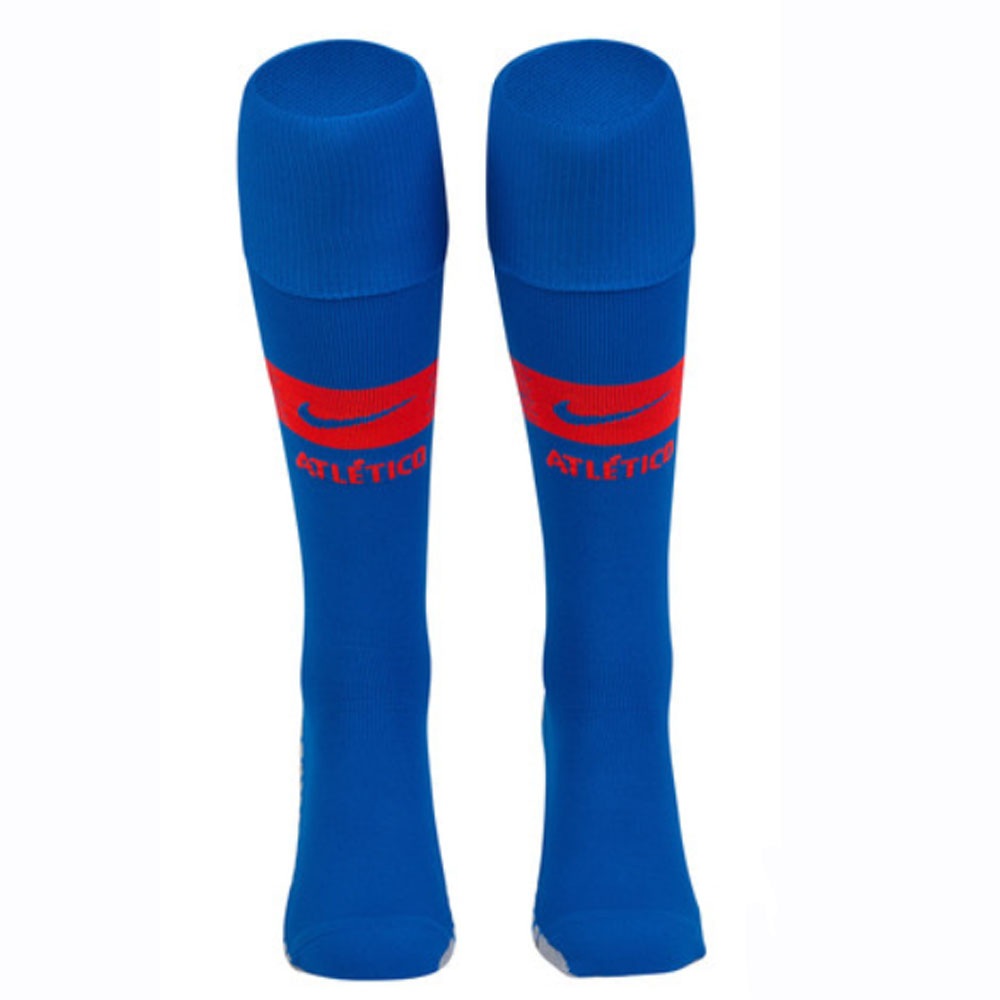 Click to view product details and reviews for 2018 2019 Atletico Madrid Nike Away Socks Blue.