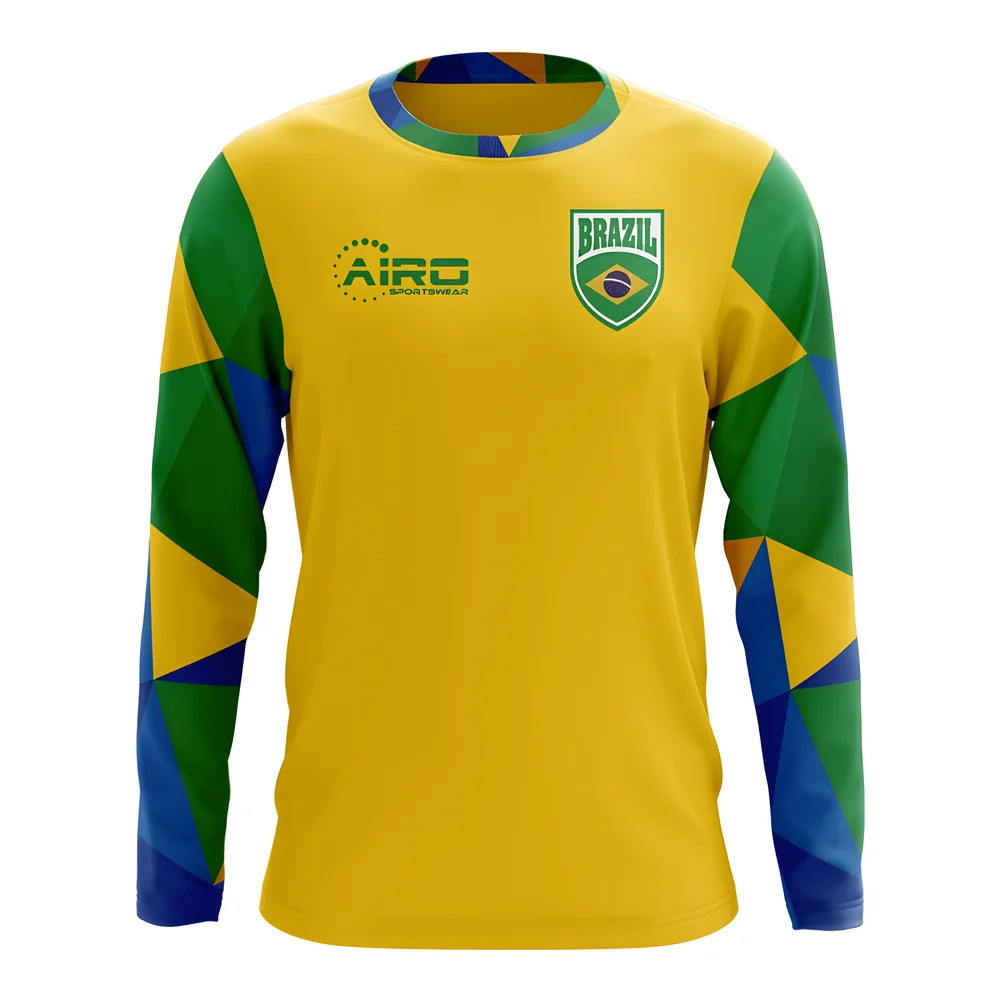 Click to view product details and reviews for 2020 2021 Brazil Long Sleeve Home Concept Football Shirt Kids. Click to view product details and reviews for 2020 2021 Brazil Long Sleeve Home Concept Football Shirt Kids.