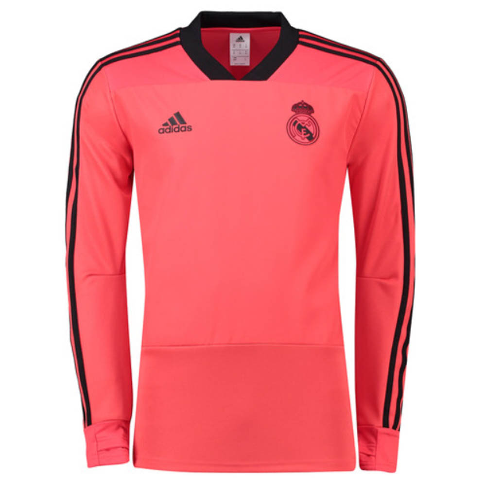 real madrid training top long sleeve