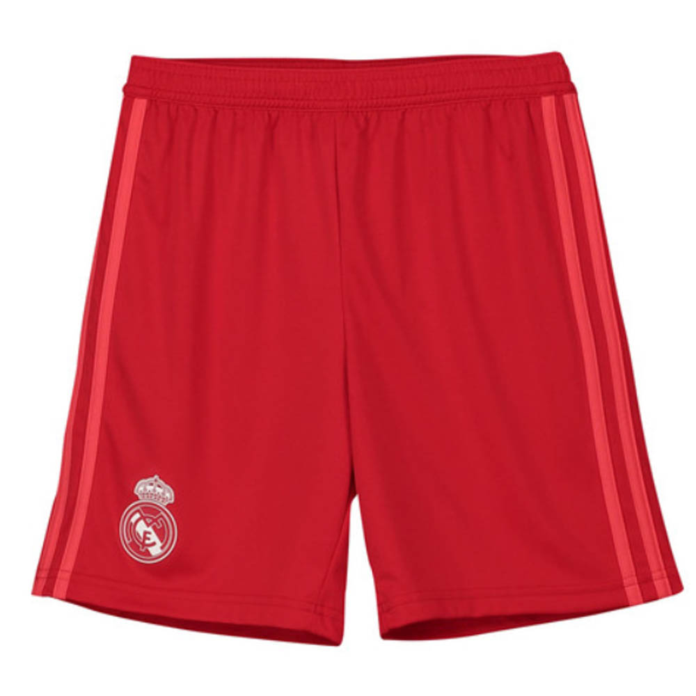 Click to view product details and reviews for 2018 2019 Real Madrid Adidas Third Shorts Red Kids.