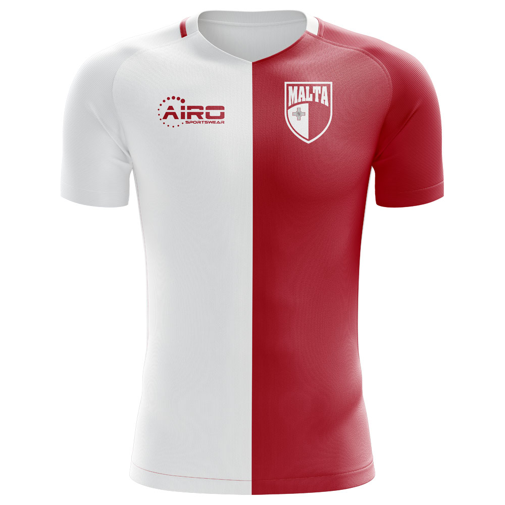 2023-2024 malta home concept football shirt - adult long sleeve