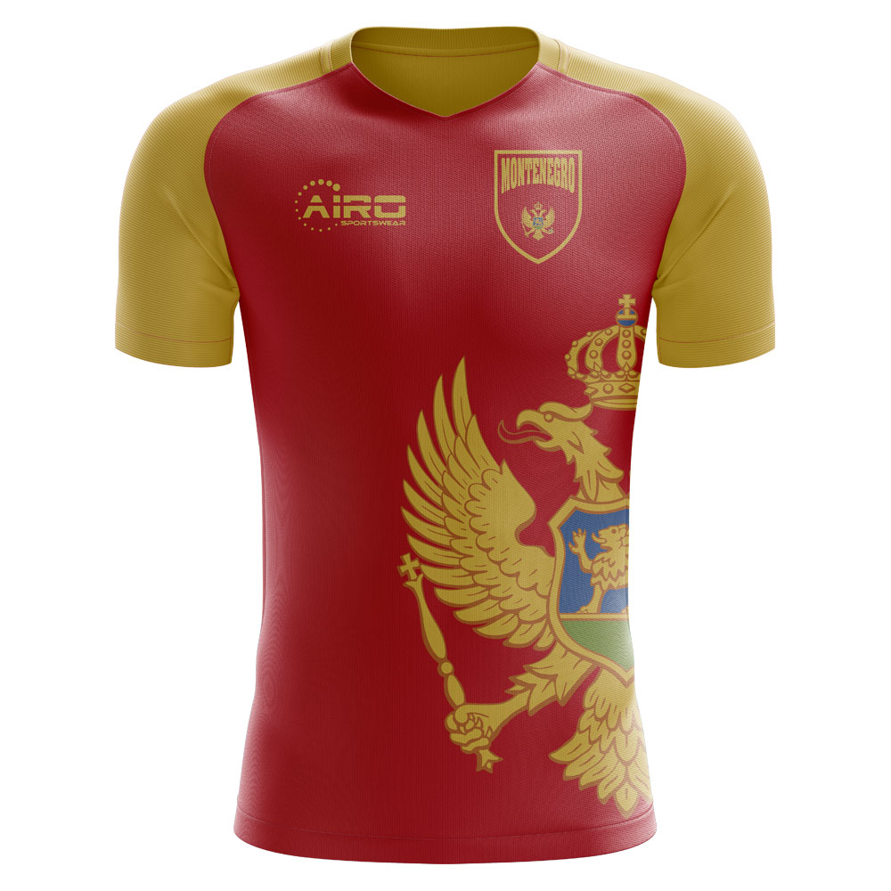 Montenegro Home Concept Football Shirt 