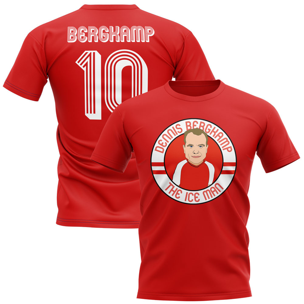 Click to view product details and reviews for Dennis Bergkamp Arsenal Illustration T Shirt Red. Click to view product details and reviews for Dennis Bergkamp Arsenal Illustration T Shirt Red.