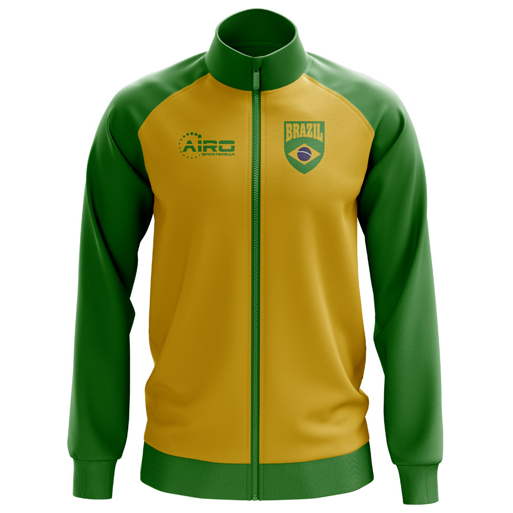 Click to view product details and reviews for Brazil Concept Football Track Jacket Yellow Kids.