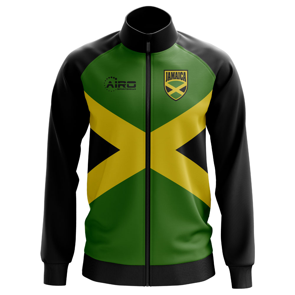 Click to view product details and reviews for Jamaica Concept Football Track Jacket Green.