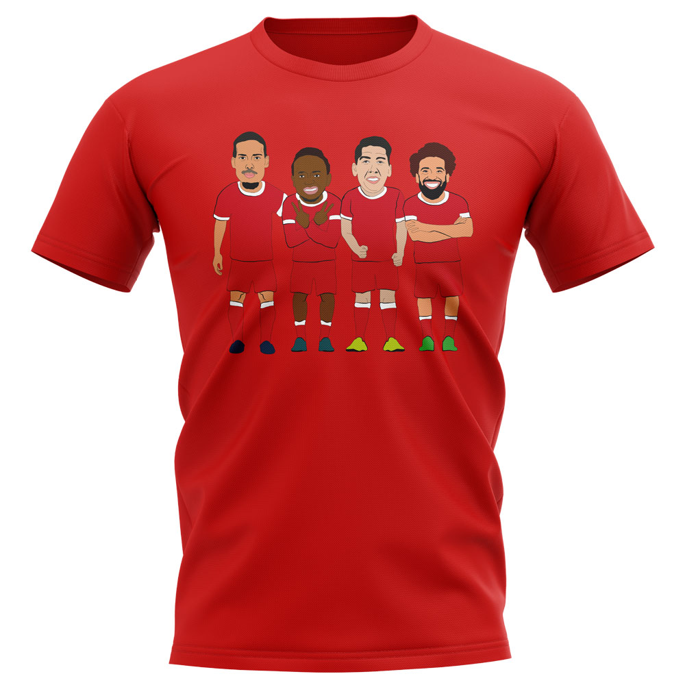 Click to view product details and reviews for Liverpool Players Illustration T Shirt Red.