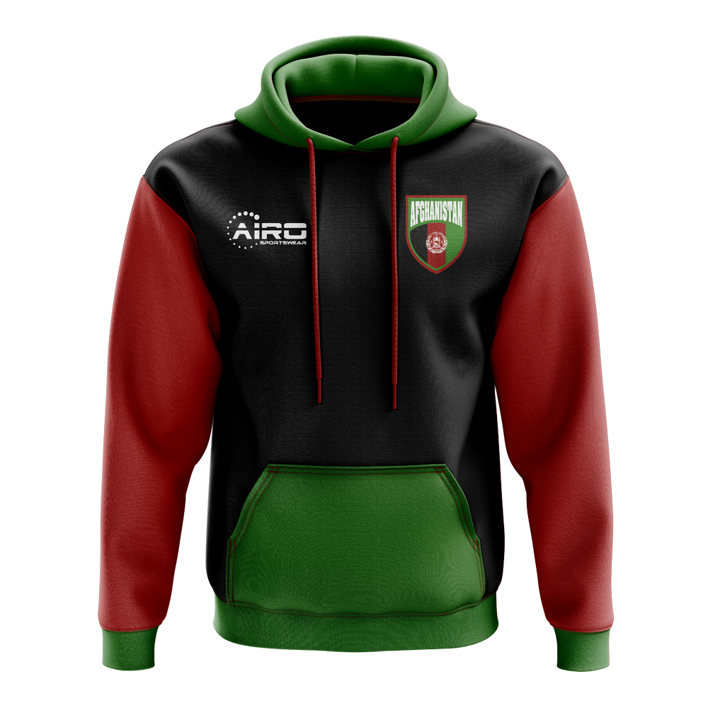 Click to view product details and reviews for Afghanistan Concept Country Football Hoody Black.