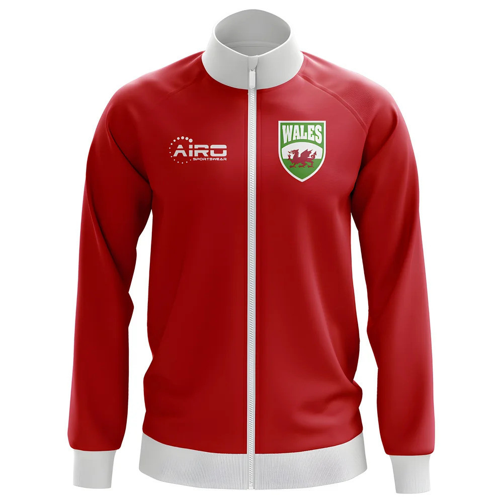 Click to view product details and reviews for Wales Concept Football Track Jacket Red Kids.