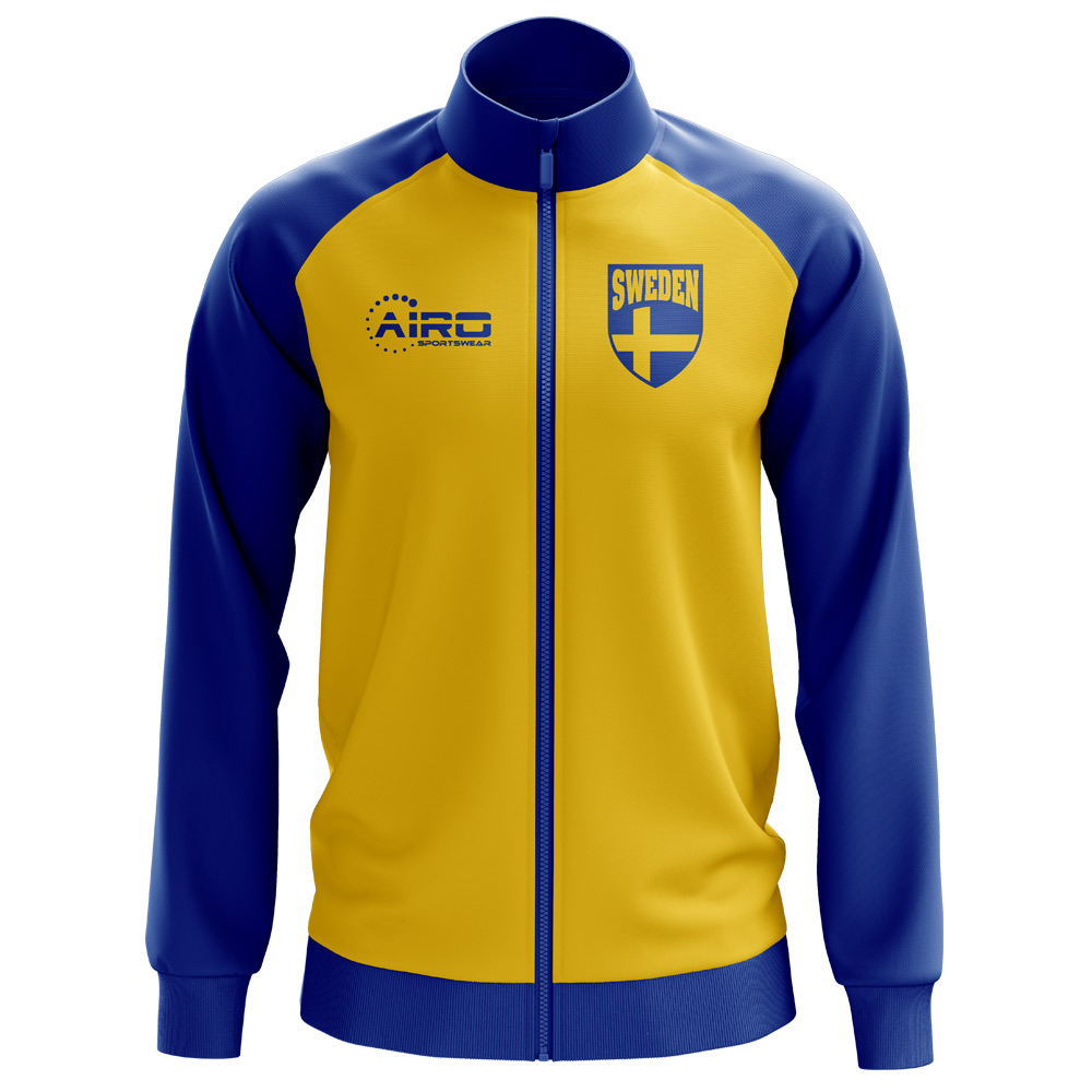 Click to view product details and reviews for Sweden Concept Football Track Jacket Yellow.