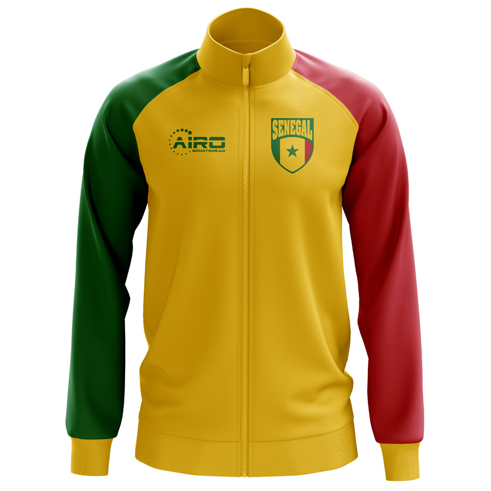 Click to view product details and reviews for Senegal Concept Football Track Jacket Yellow Kids.