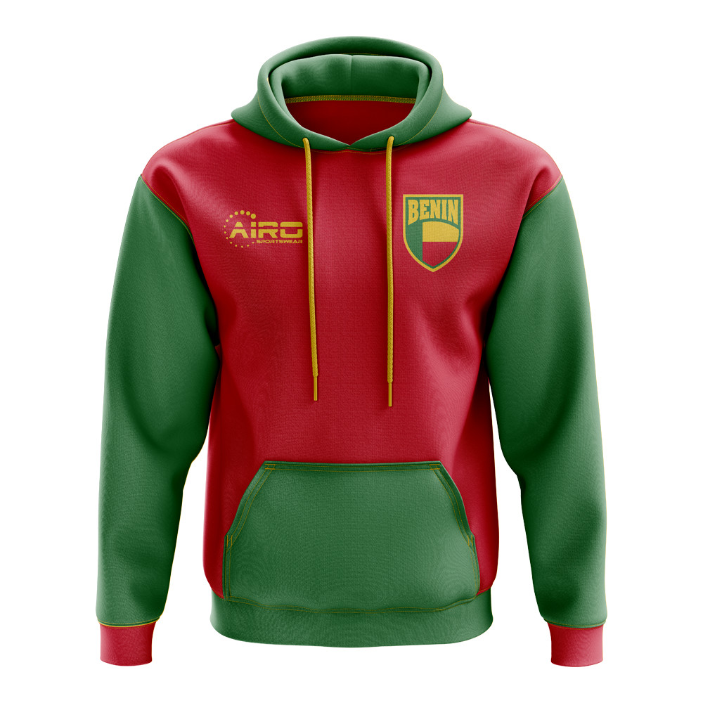 Benin Concept Country Football Hoody (Red) Polyester Made By: Airo Sportswear Men's Red 5XL