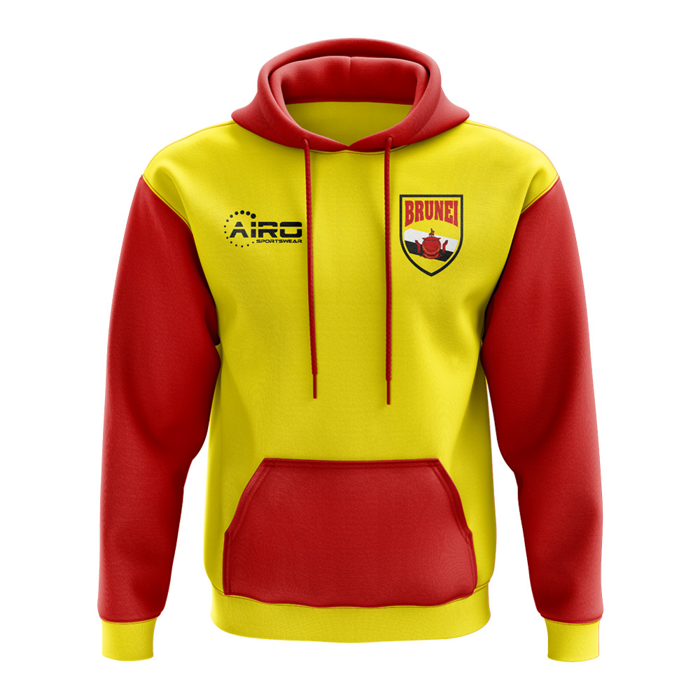 Brunei Concept Country Football Hoody (Yellow) Polyester Made By: Airo Sportswear Men's Yellow 5XL