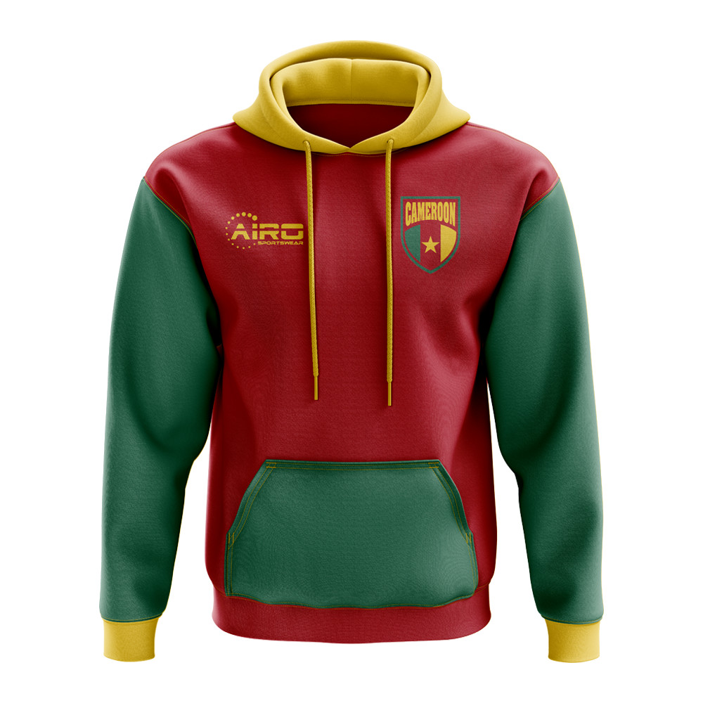 Cameroon Concept Country Football Hoody (Red) Polyester Made By: Airo Sportswear Men's Red 4XL