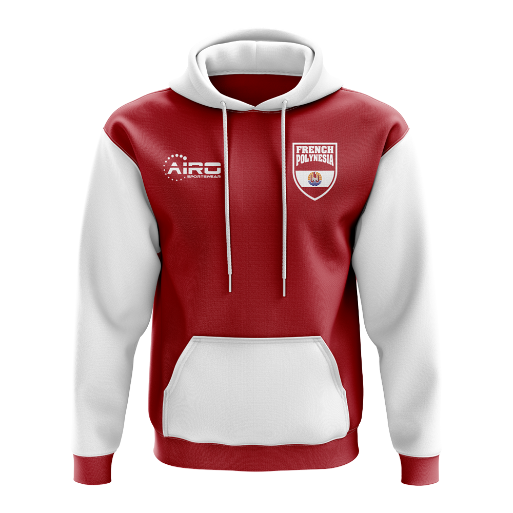 Click to view product details and reviews for French Polynesia Concept Country Football Hoody Red.