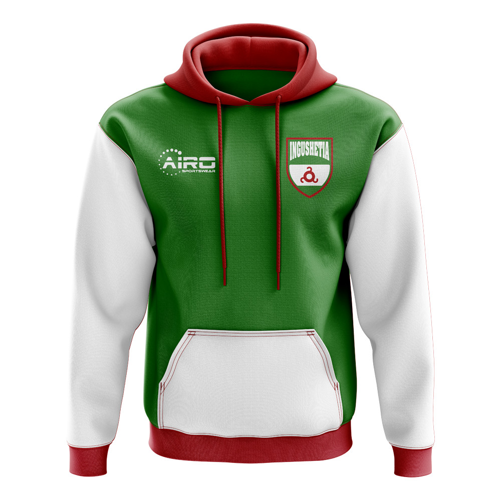 Ingushetia Concept Country Football Hoody (Green) Polyester Made By: Airo Sportswear Men's Green 5XL