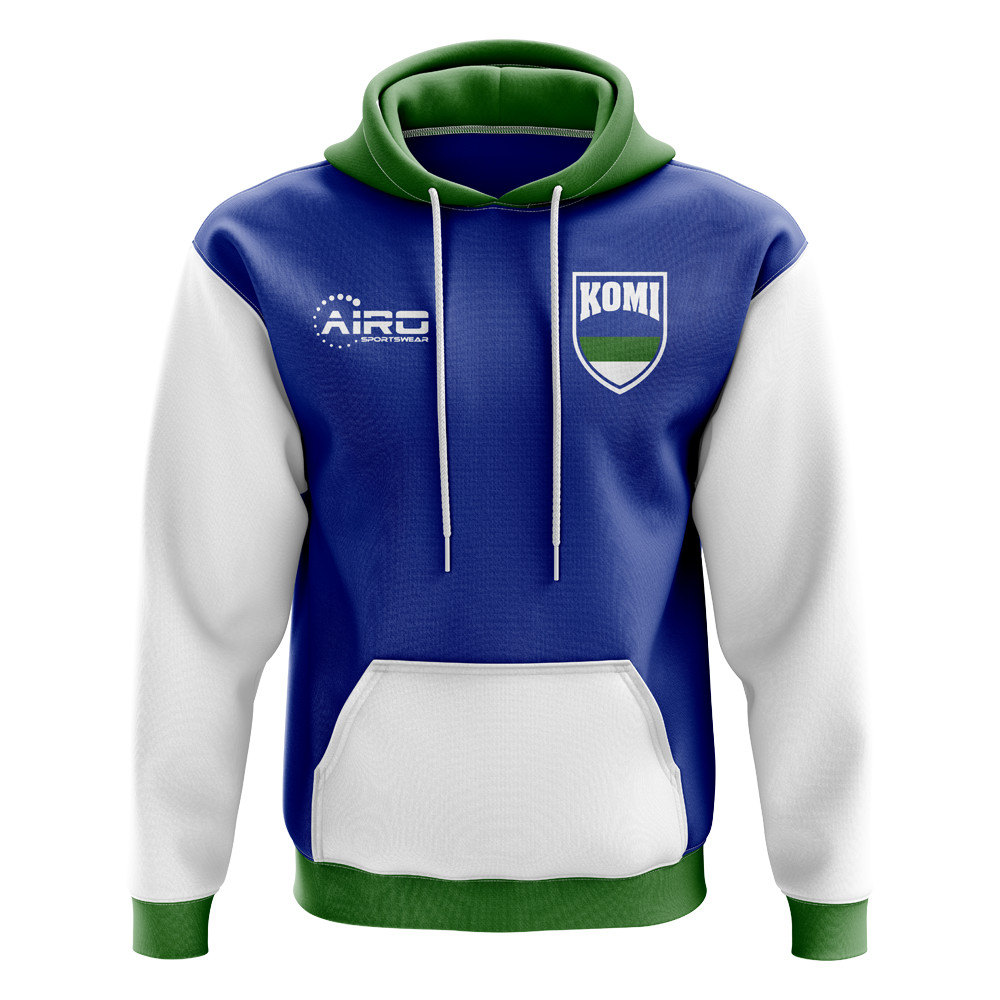 Komi Concept Country Football Hoody (Blue) Polyester Made By: Airo Sportswear Men's Blue 3XL