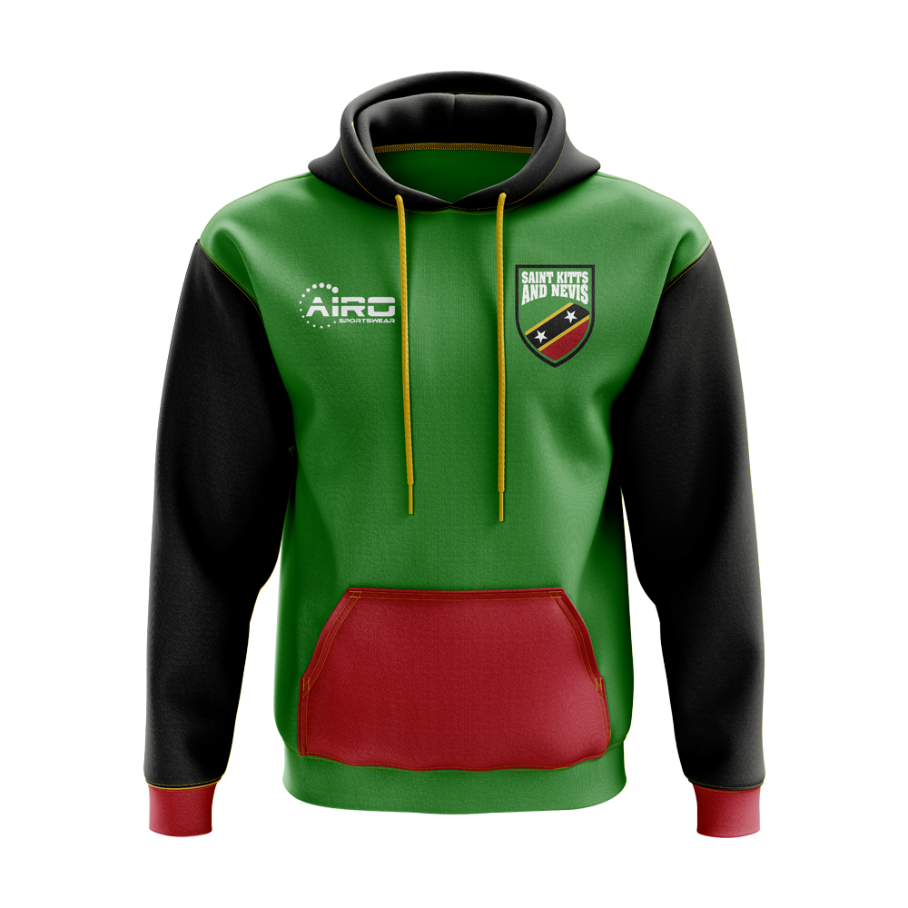 Click to view product details and reviews for Saint Kitts And Nevis Concept Country Football Hoody Green.