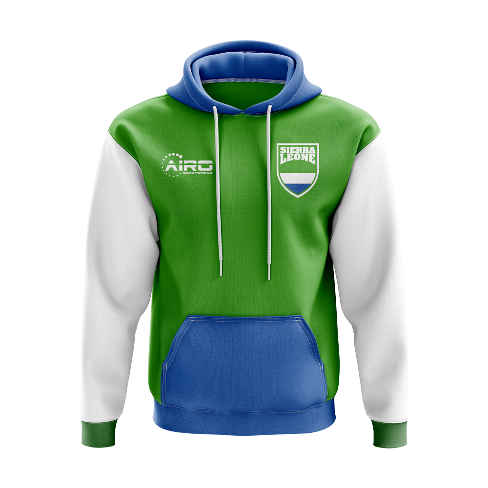 Sierra Leone Concept Country Football Hoody Green
