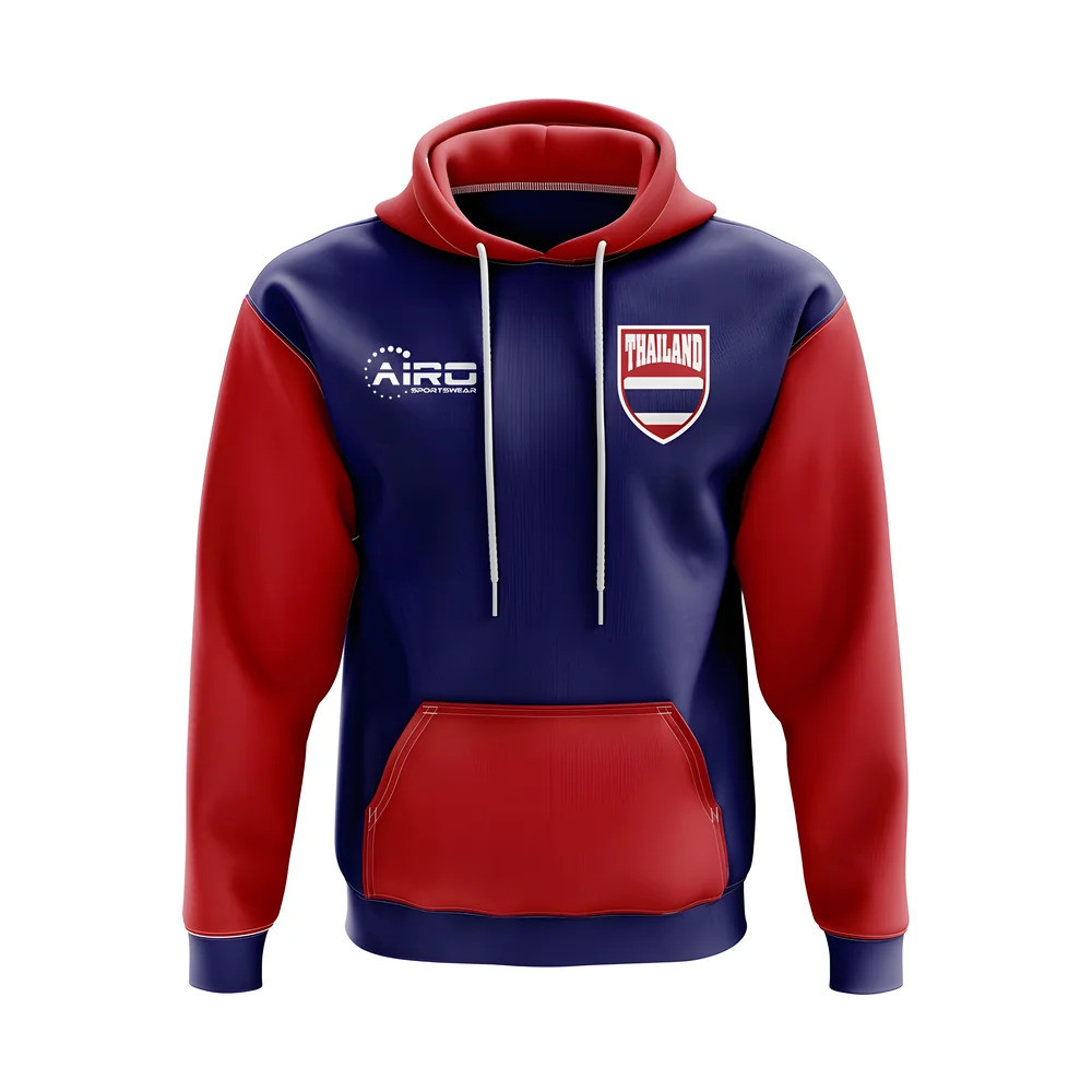 Thailand Concept Country Football Hoody (Navy) Polyester Made By: Airo Sportswear Men's Navy 5XL
