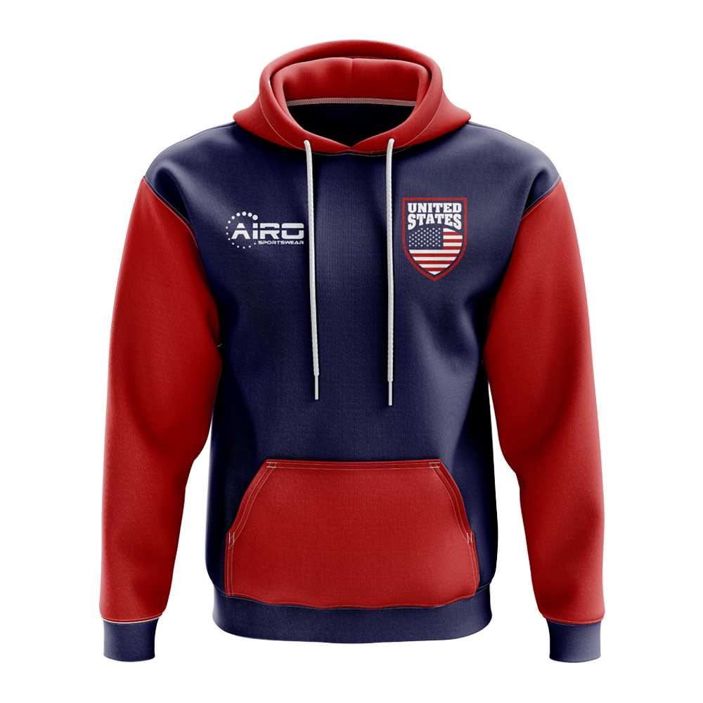 Click to view product details and reviews for United States Concept Country Football Hoody Navy.