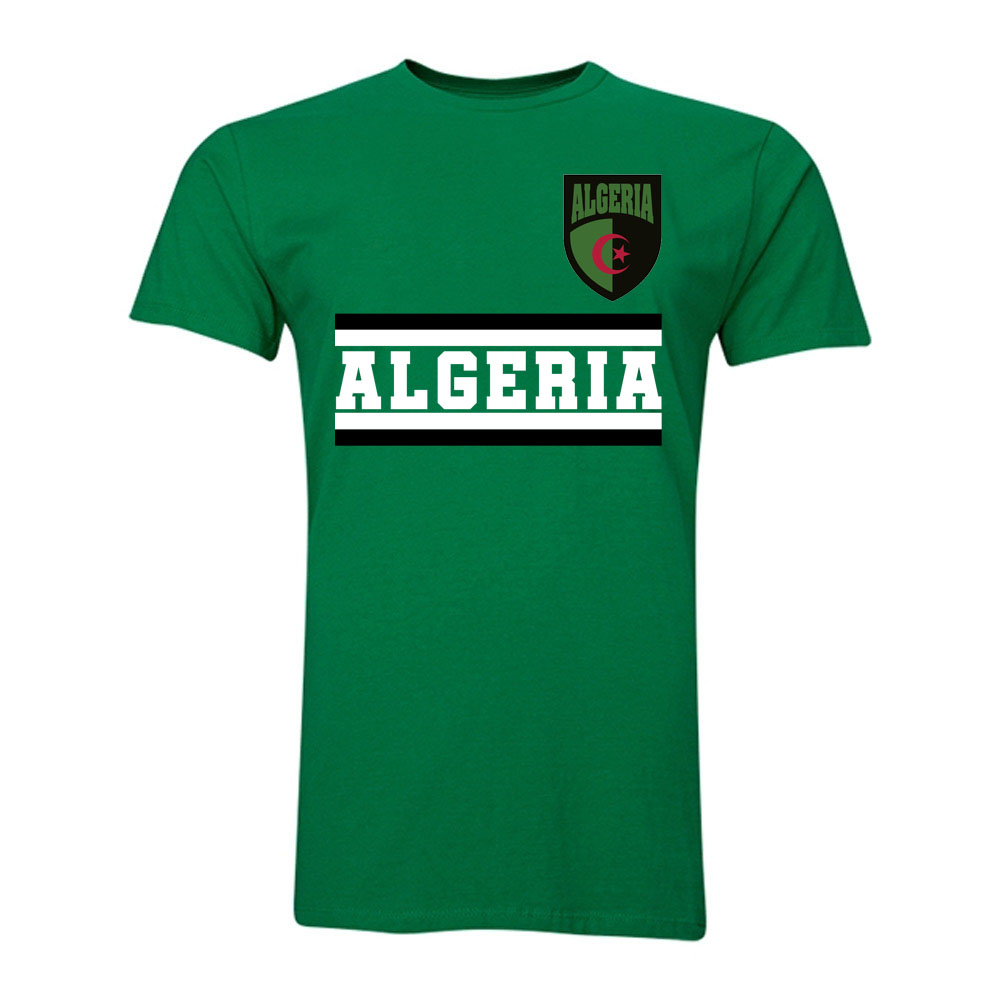 Algeria Core Football Country T Shirt Green