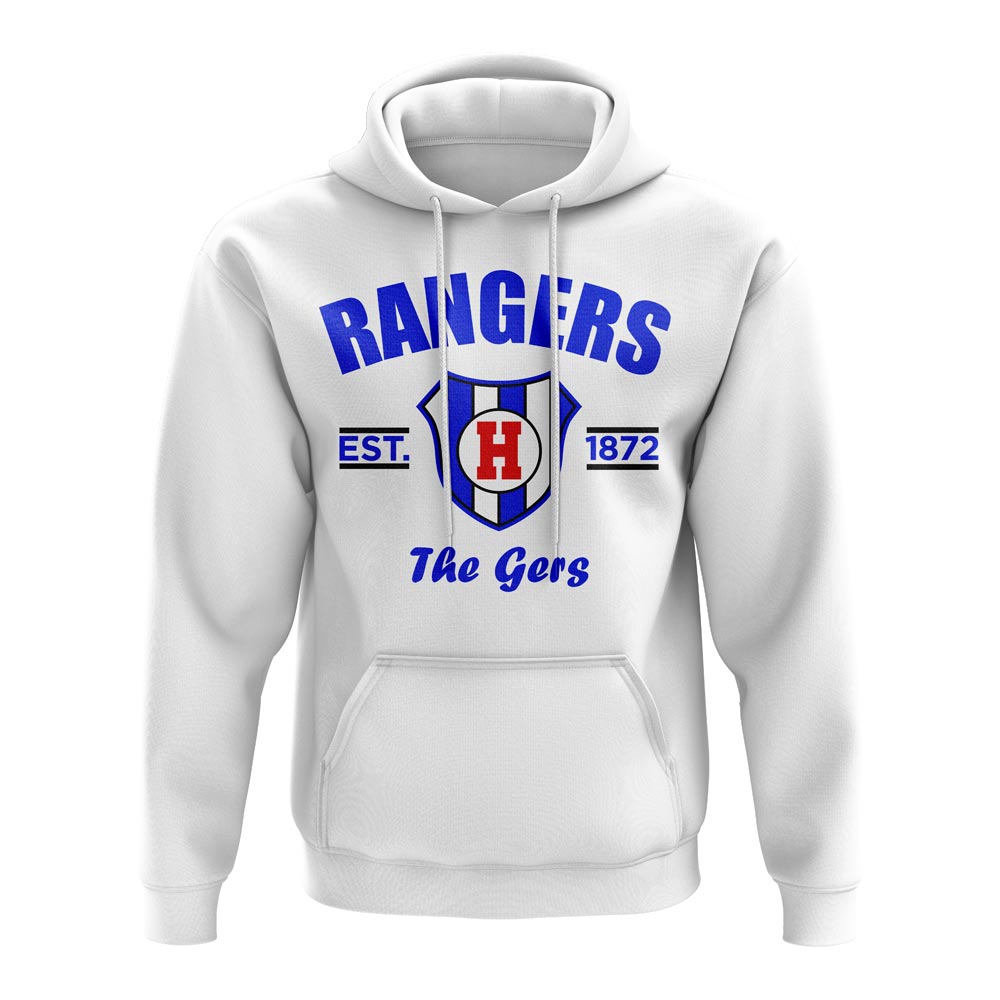 Click to view product details and reviews for Rangers Established Football Hoody White.