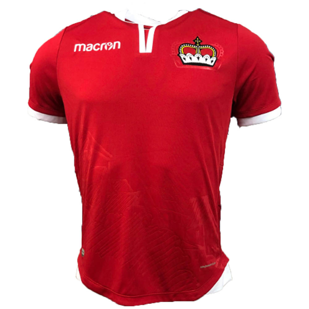 Click to view product details and reviews for 2018 2019 Liechtenstein Away Macron Football Shirt.