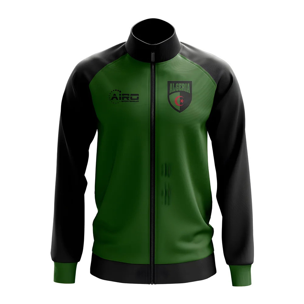 Algeria Concept Football Track Jacket (Green) Polyester Made By: Airo Sportswear Men's Green Xxl