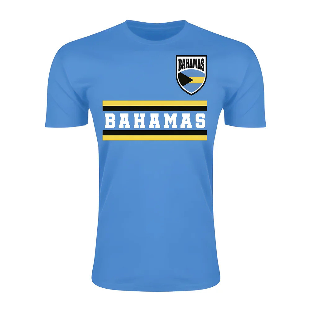 Click to view product details and reviews for Bahamas Core Football Country T Shirt Sky.