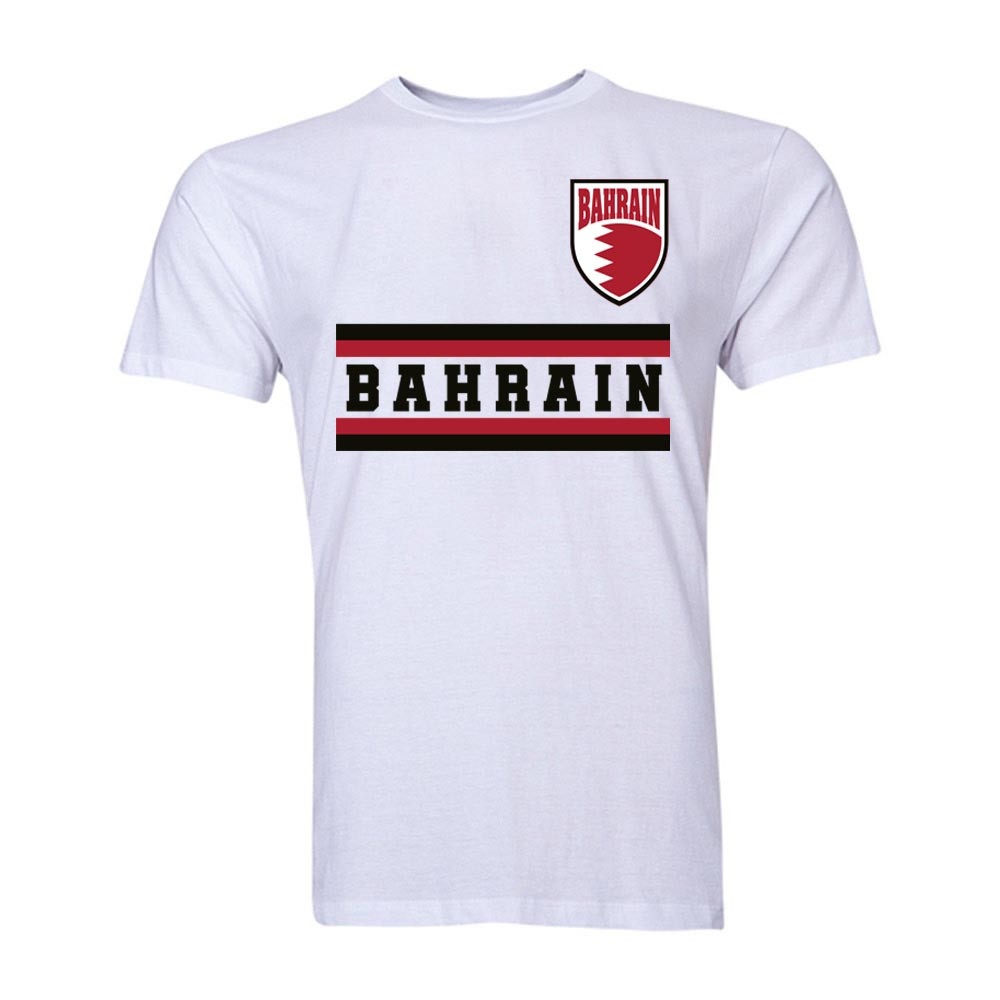 Click to view product details and reviews for Bahrain Core Football Country T Shirt White.