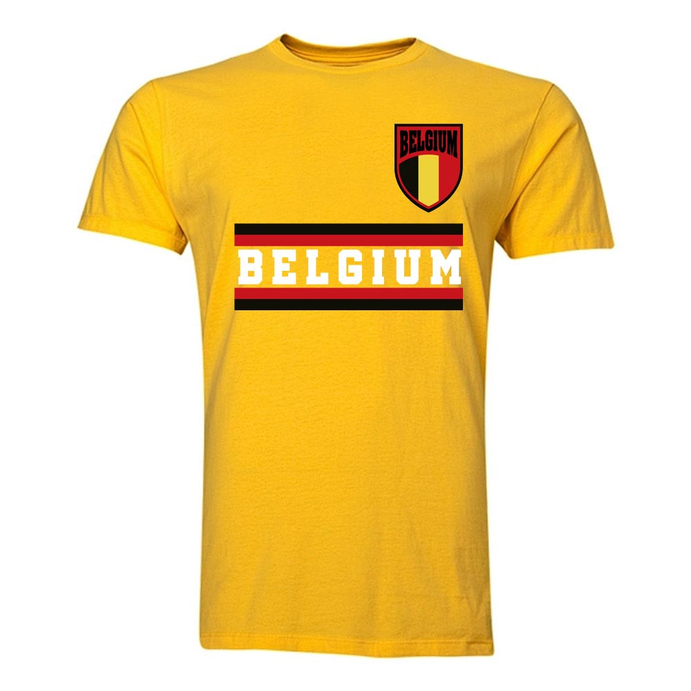 Click to view product details and reviews for Belgium Core Football Country T Shirt Yellow.