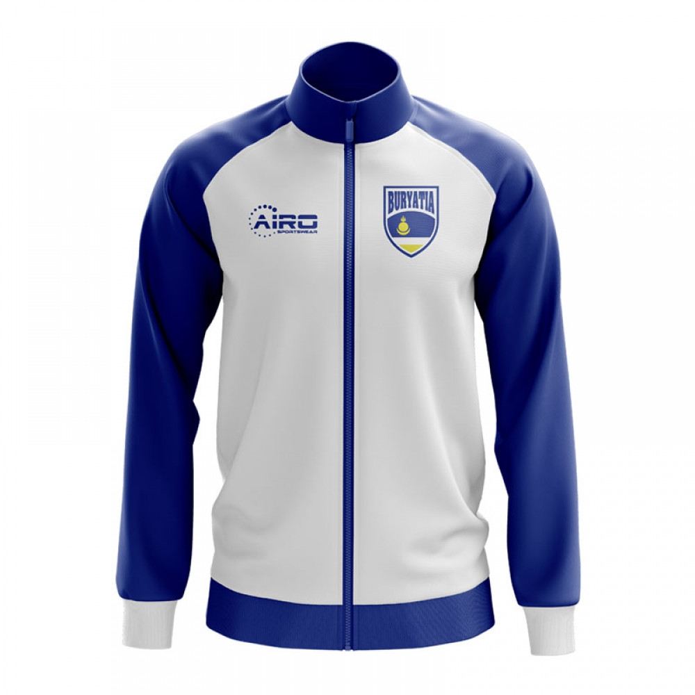 Click to view product details and reviews for Buryatia Concept Football Track Jacket White.