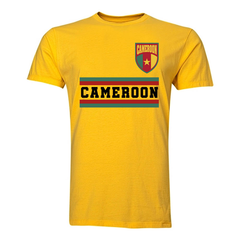 Click to view product details and reviews for Cameroon Core Football Country T Shirt Yellow.