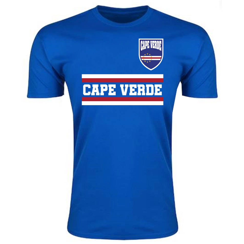 Click to view product details and reviews for Cape Verde Core Football Country T Shirt Blue.