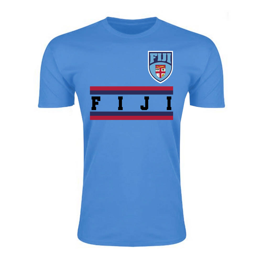 Click to view product details and reviews for Fiji Core Football Country T Shirt Sky.