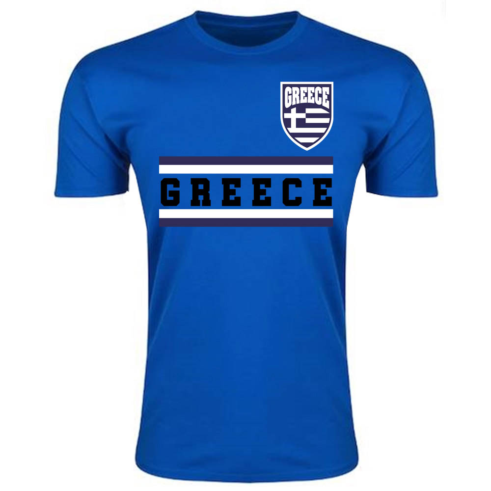 Click to view product details and reviews for Greece Core Football Country T Shirt Blue.