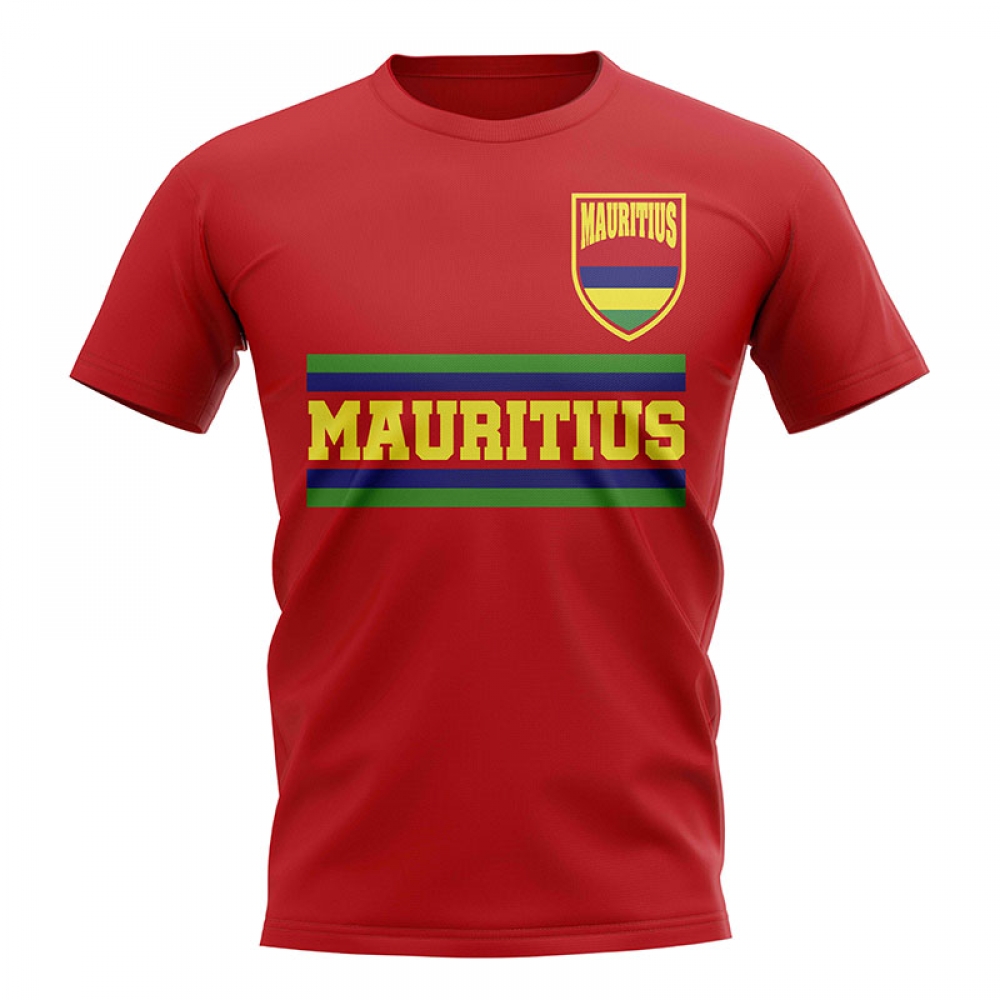 Click to view product details and reviews for Mauritius Core Football Country T Shirt Red.