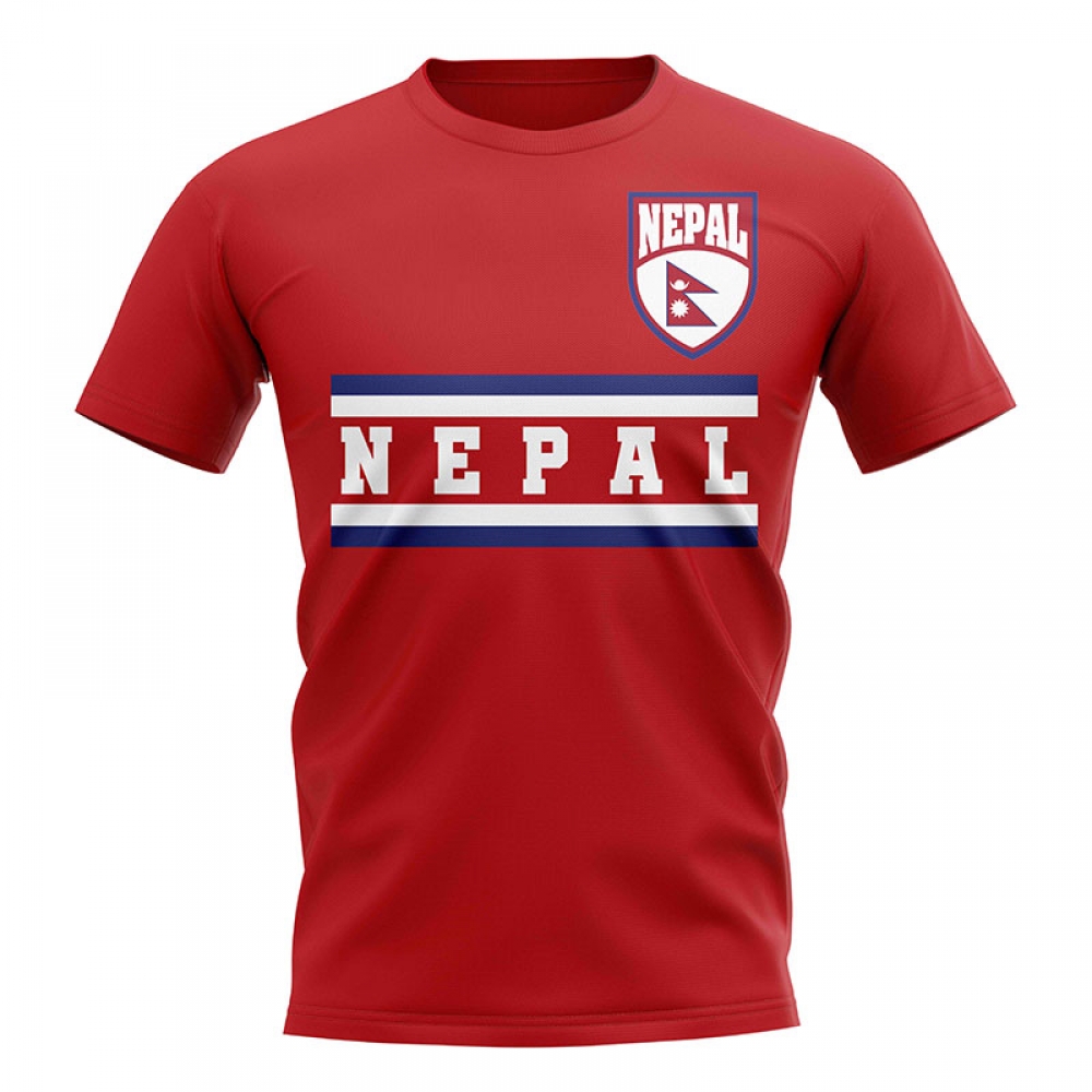 Click to view product details and reviews for Nepal Core Football Country T Shirt Red.