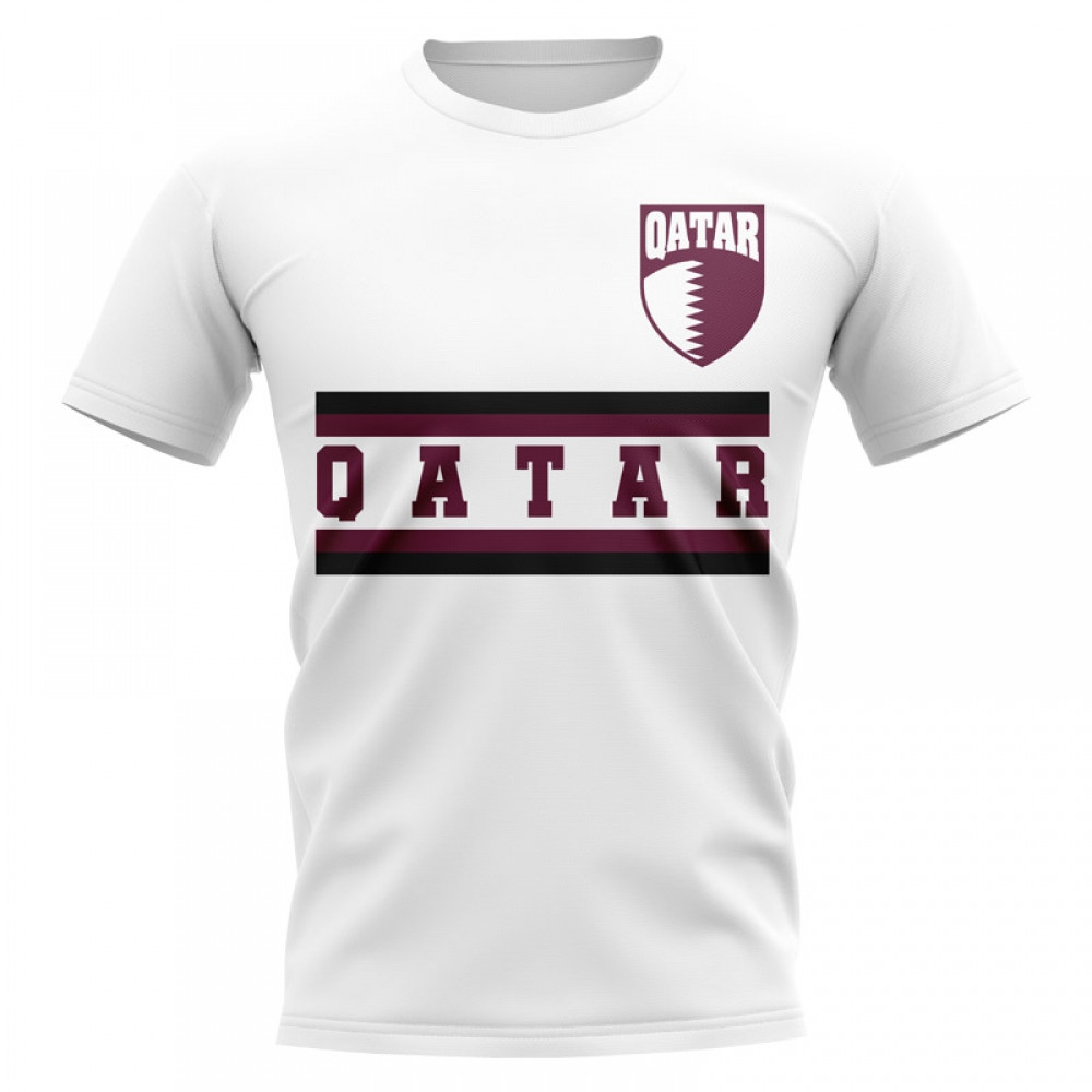 Click to view product details and reviews for Qatar Core Football Country T Shirt White.
