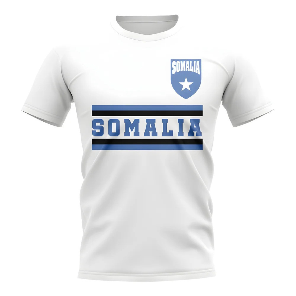 Somalia Core Football Country T-Shirt (White) Polyester Cook Islands Uksoccershop Men's White Xxl