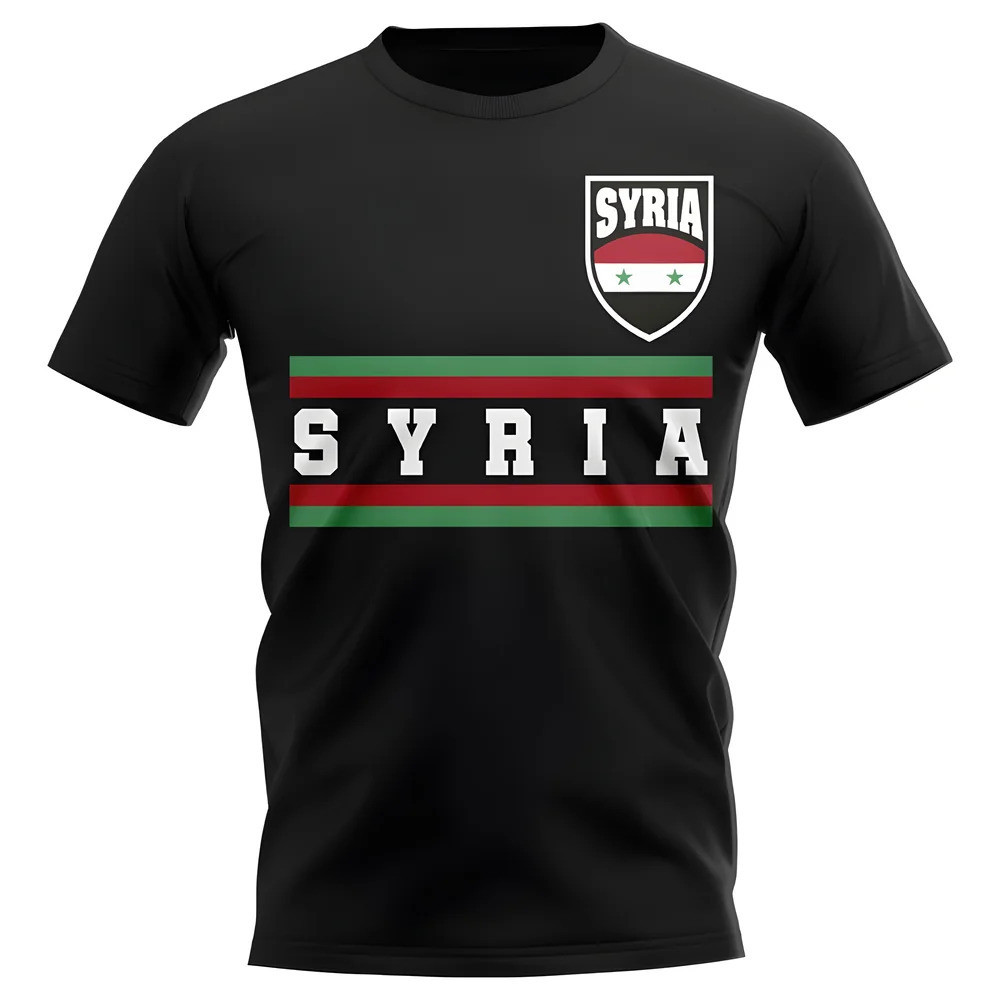 Click to view product details and reviews for Syria Core Football Country T Shirt Black. Click to view product details and reviews for Syria Core Football Country T Shirt Black.