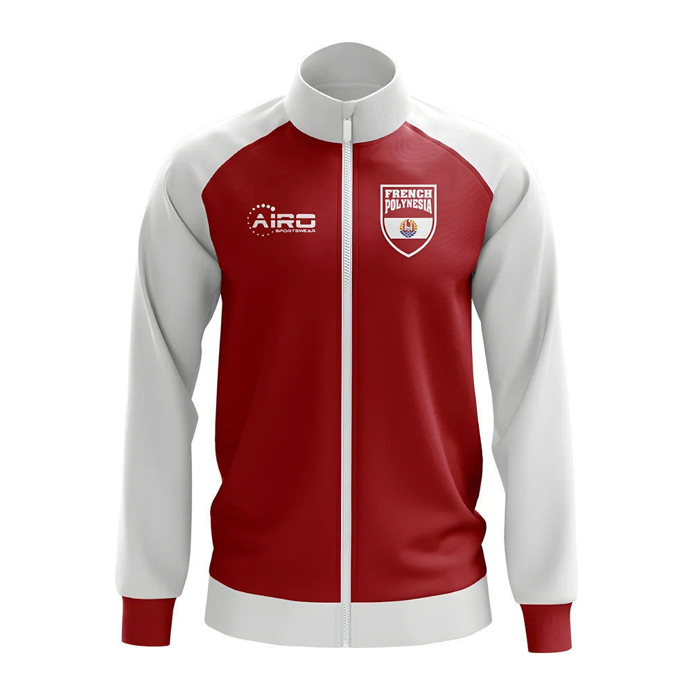 Click to view product details and reviews for French Polynesia Concept Football Track Jacket Red.