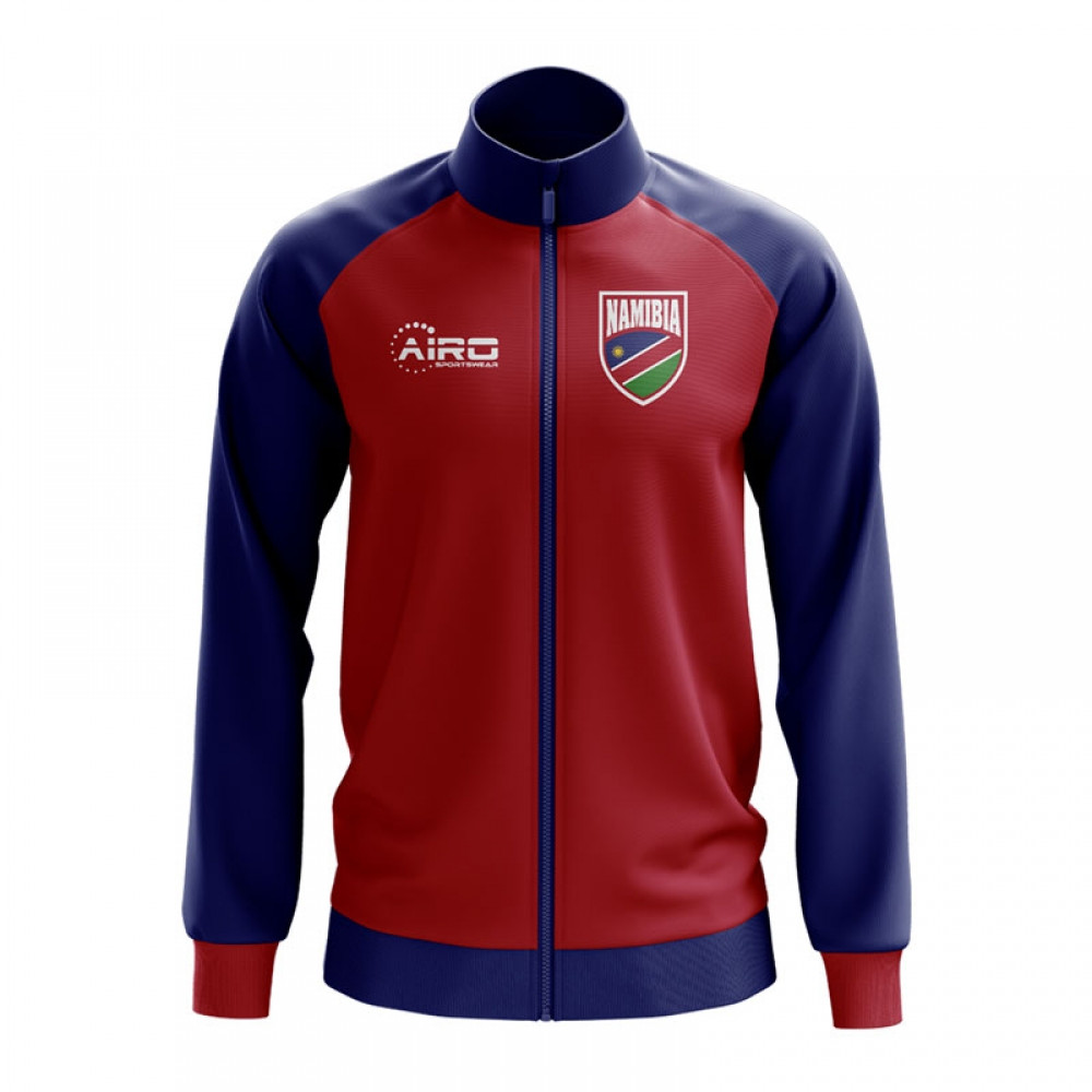Namibia Concept Football Track Jacket (Red) Polyester Made By: Airo Sportswear Men's Red 4XL