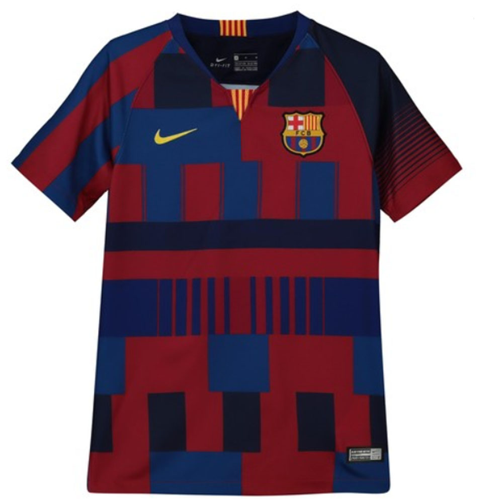 Click to view product details and reviews for 2018 2019 Barcelona Anniversary Nike Shirt Kids.