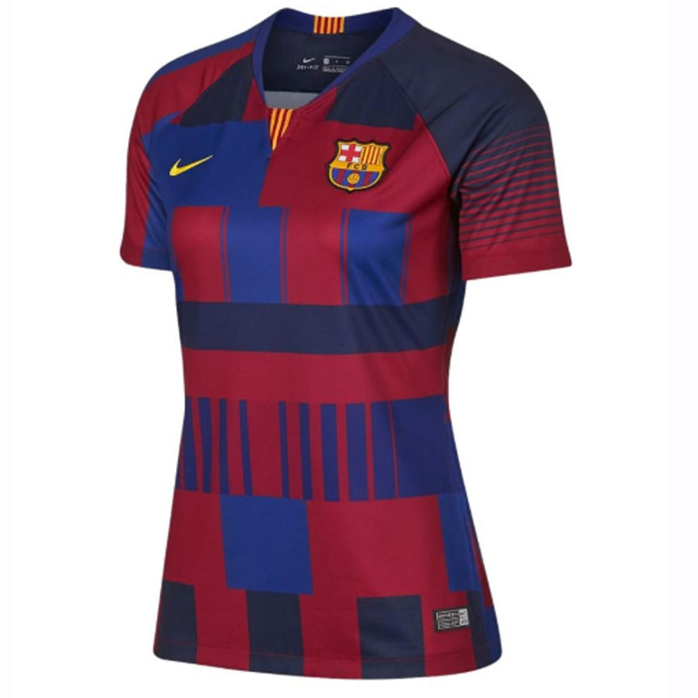 Click to view product details and reviews for 2018 2019 Barcelona Anniversary Nike Ladies Shirt.