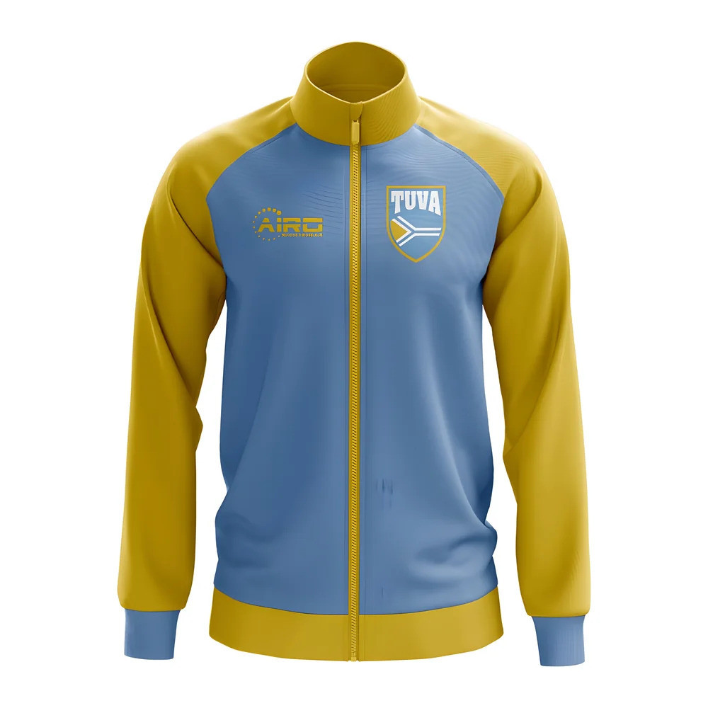 Tuva Concept Football Track Jacket (Sky) Polyester Psg Made By: Airo Sportswear Men's Blue 4XL