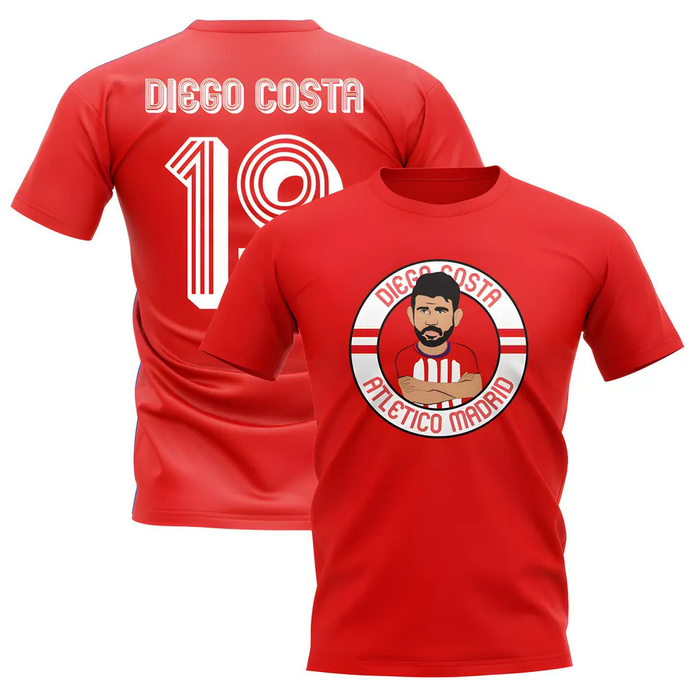 Click to view product details and reviews for Diego Costa Atletico Madrid Illustration T Shirt Red. Click to view product details and reviews for Diego Costa Atletico Madrid Illustration T Shirt Red.