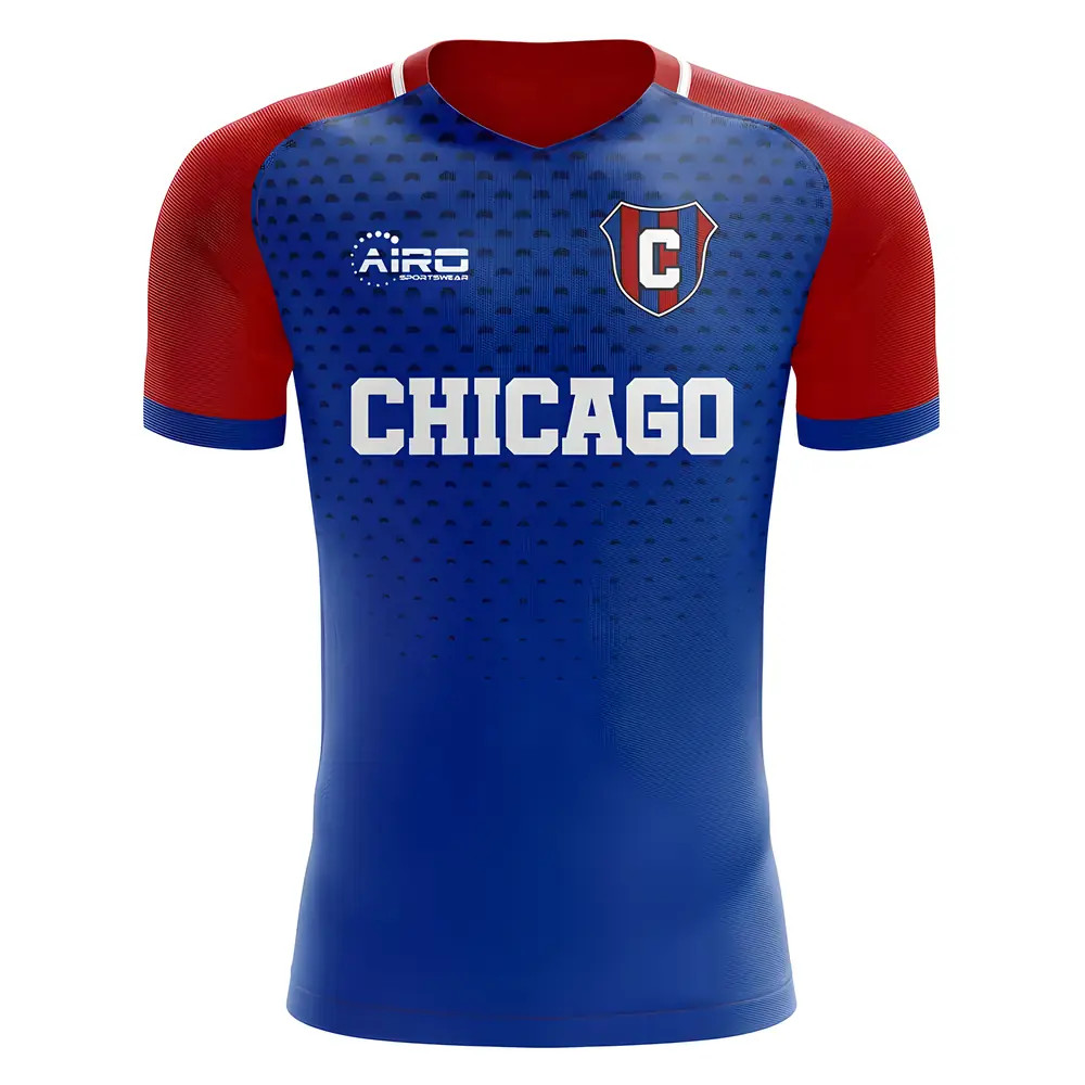 ’25-’26 Chicago Away Concept Football Shirt Men’s Blue Polyester Arsenal Made By: Airo Sportswear ’25-’26 Chicago Away Concept Football Shirt Men’s Blue Polyester Arsenal Made By: Airo Sportswear