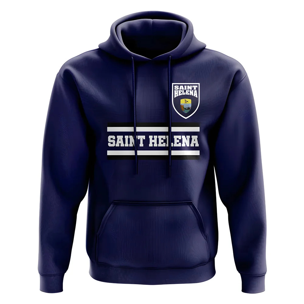 Saint Helena Core Football Country Hoody (Navy) Polyester Newcastle Uksoccershop Men's Navy Medium