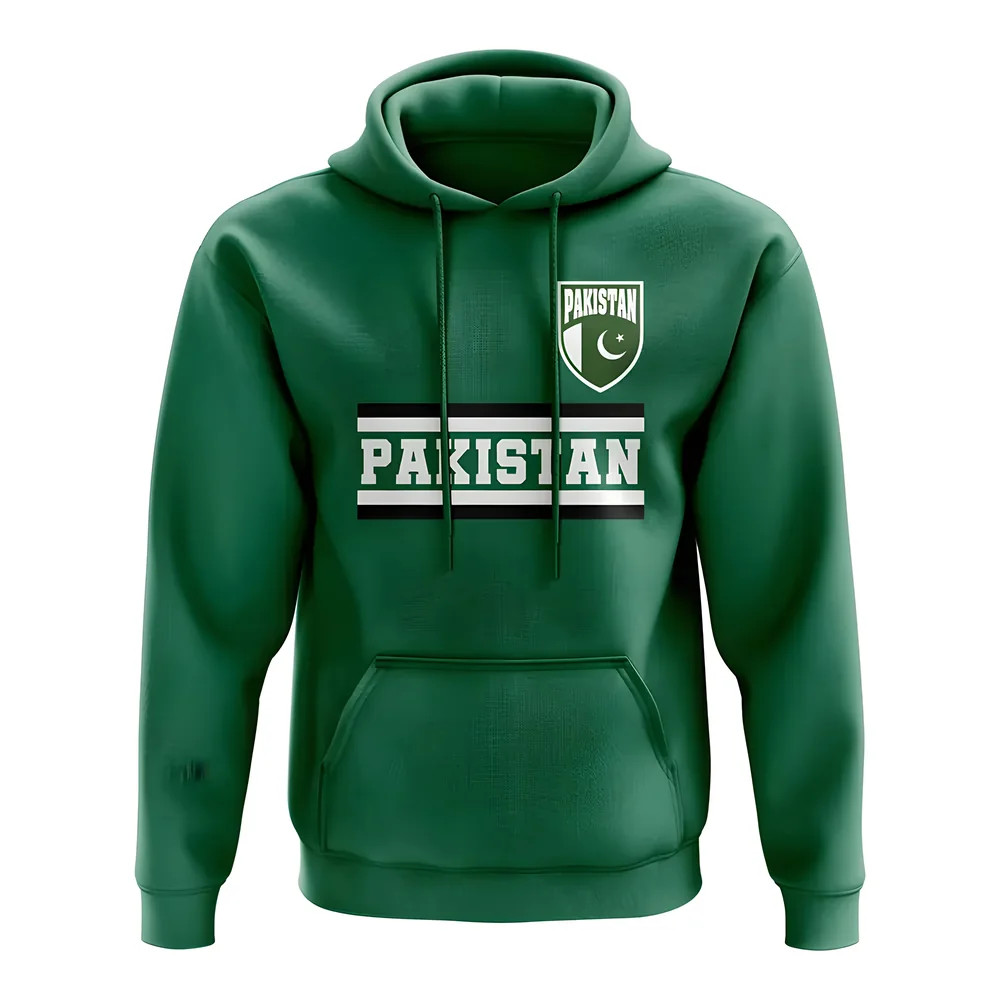 Pakistan Core Football Country Hoody (Green) Polyester Uksoccershop Men's Green Xxl